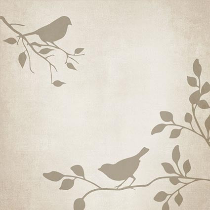 Coaster Bird (set of 6 units)