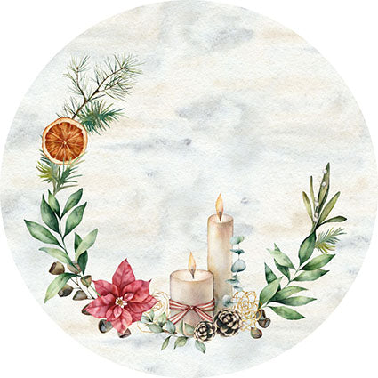 Coaster Candle (set of 6 units)