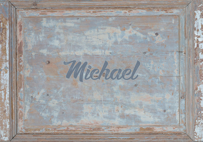 Placemat Personalized Vintage Window