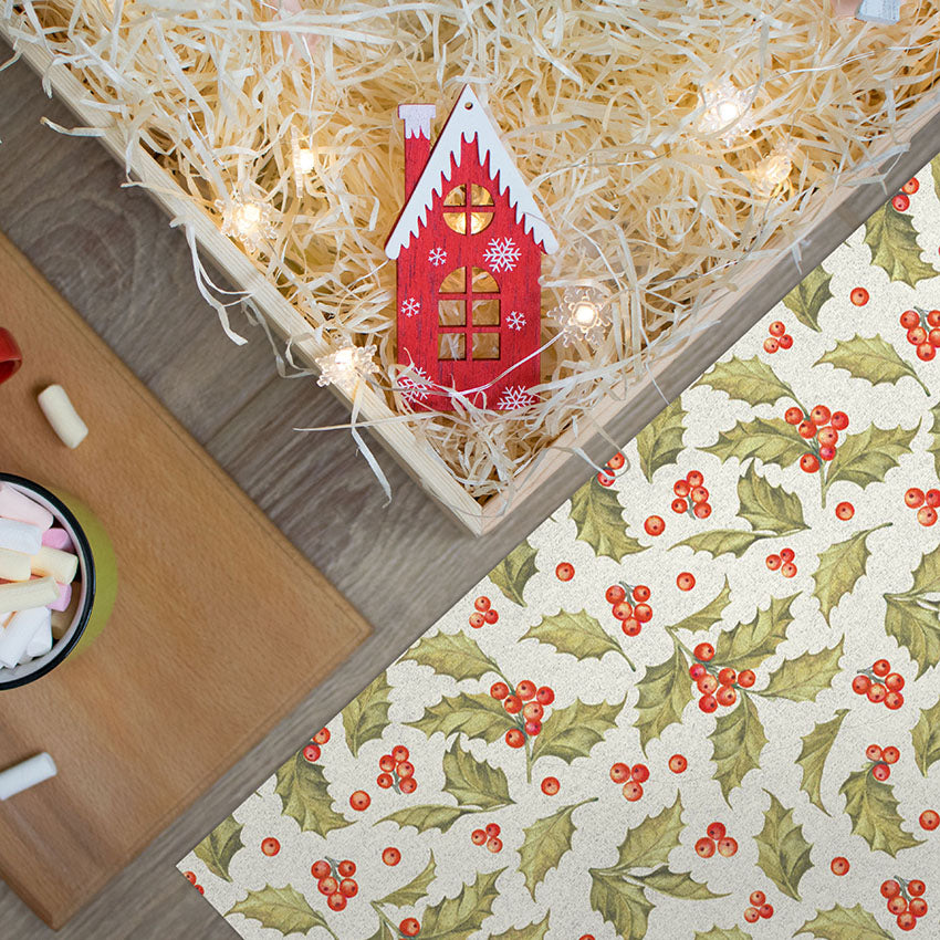 Table Runner Mistletoe